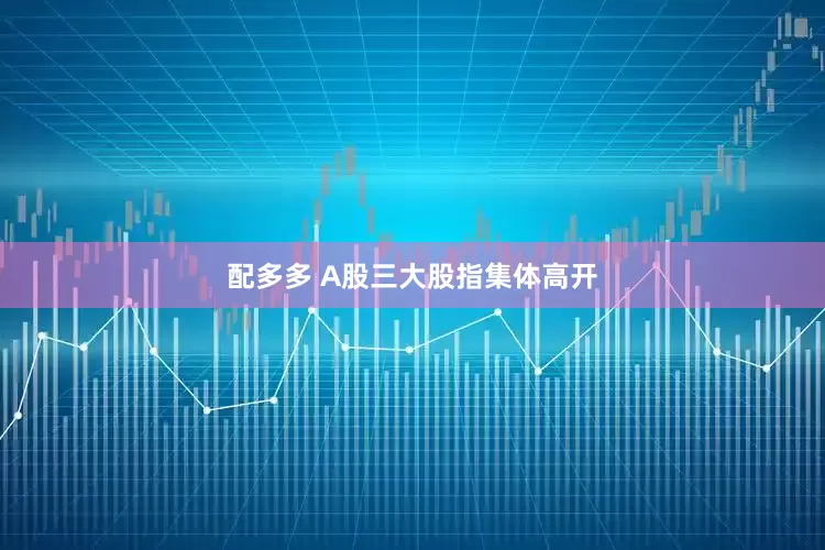 配多多 A股三大股指集体高开